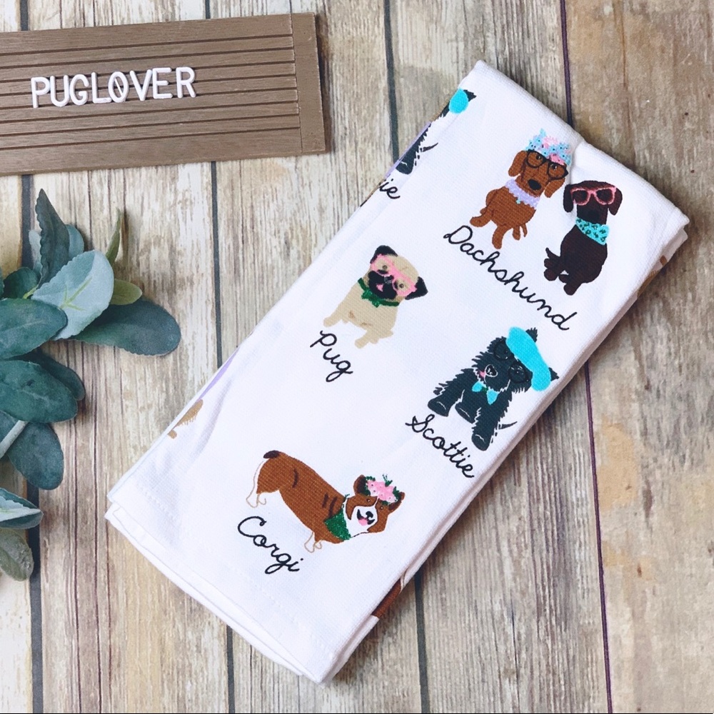 Adorable Dog Kitchen Towels - set of 2